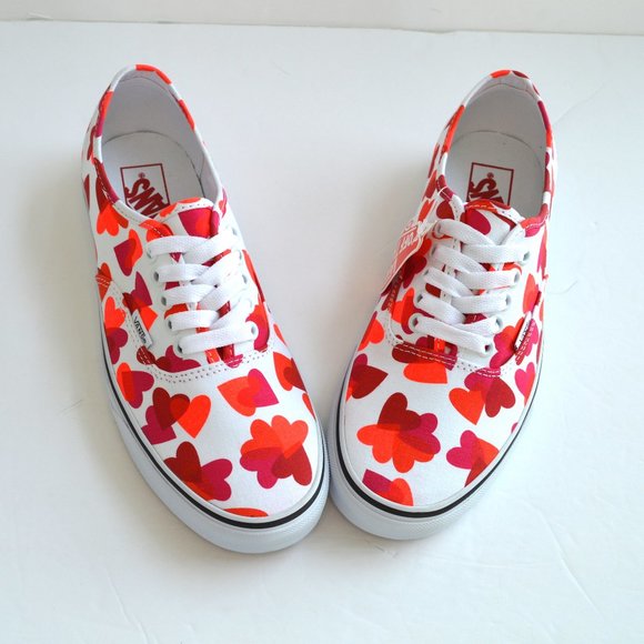 VANS authentic heart valentines white sneakers sho - Picture 9 of 9